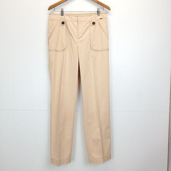 St. John Pants - St. John Yellow Tag Straight Leg Pants in Tan E-0126d12